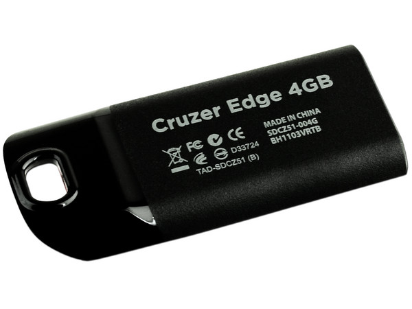 Unidad Flash USB 2.0 SanDisk Cruzer Edge de 4GB