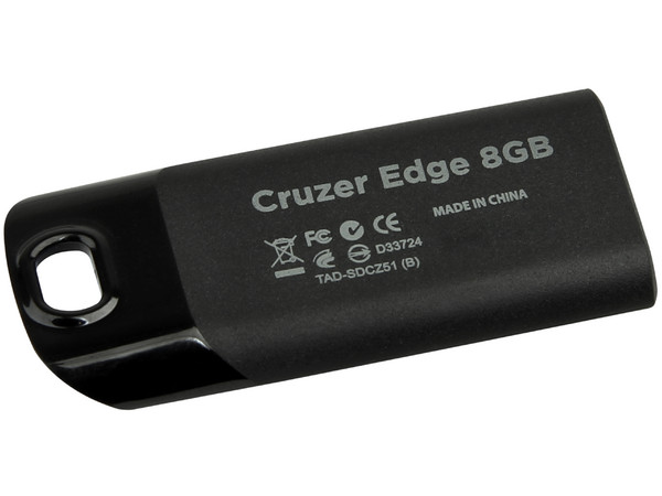 Unidad Flash USB 2.0 SanDisk Cruzer Edge de 8GB. Color Morado