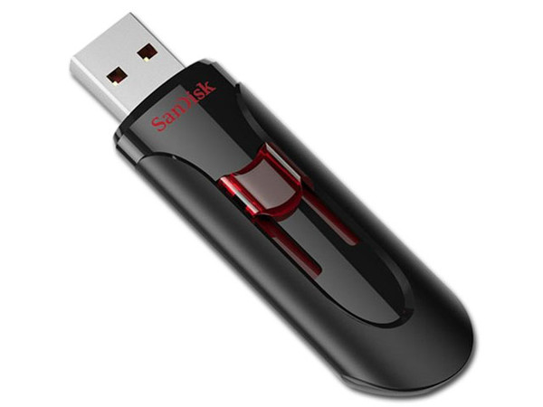 Unidad Flash USB 3.0 SanDisk Cruzer Glide de 32GB.