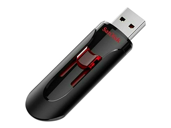 Unidad Flash USB 3.0 SanDisk Cruzer Glide de 64 GB.