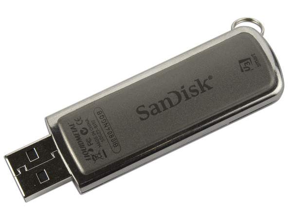 Unidad Flash USB 2.0 SanDisk Cruzer Titanium de 8GB
