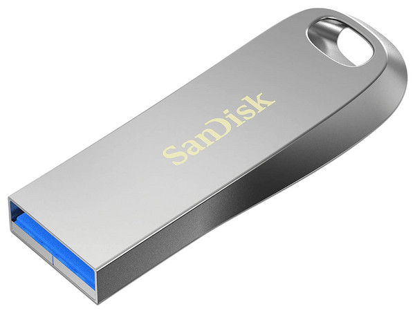 Unidad Flash USB 3.0 SanDisk Ultra Luxe con Elegante y Moderno Diseño de Metal de 32GB.