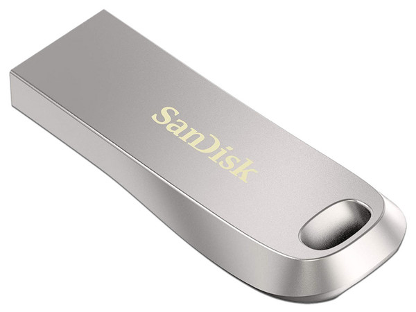 Unidad Flash USB 3.0 SanDisk Ultra Luxe con Elegante y Moderno Diseño de Metal de 32GB.