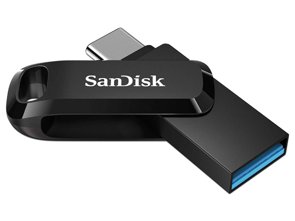 Unidad Flash USB 3.1 SanDisk Ultra Dual Drive Go de 128 GB.