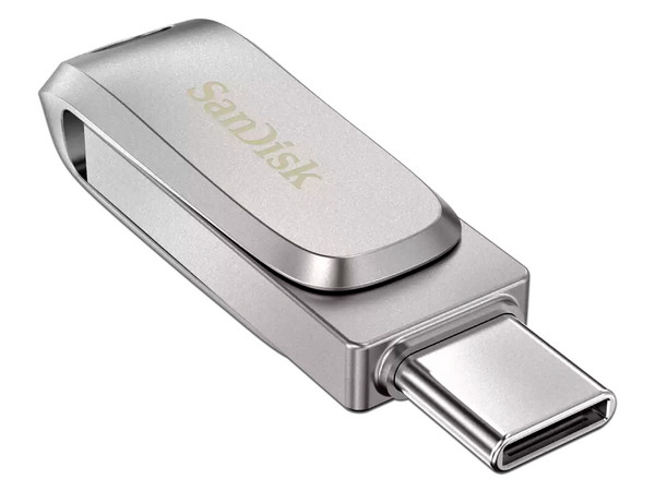 Unidad Flash USB SanDisk Ultra Dual Drive Luxe de 512GB, USB 3.1 y USB-C.
