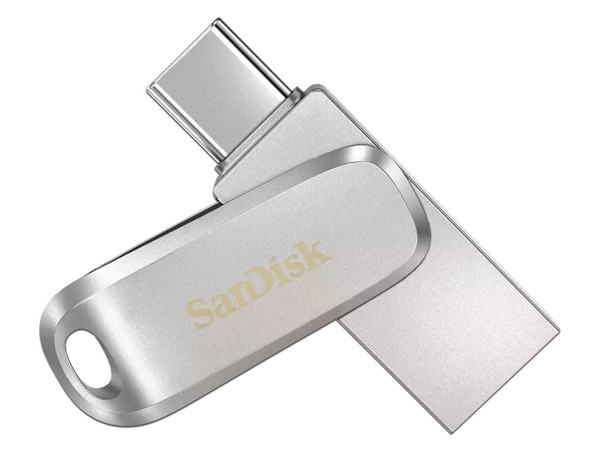 Unidad Flash USB SanDisk Ultra Dual Drive Luxe de 512GB, USB 3.1 y USB-C.