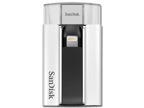 Unidad Flash USB 2.0/Lightning SanDisk iXpand para iPhone y iPad de 32 GB.