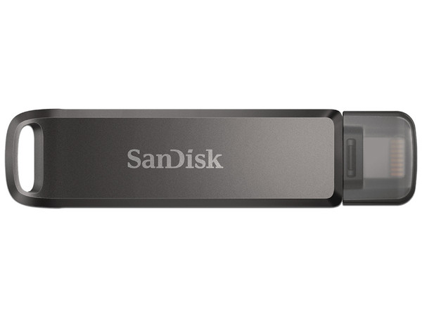 Unidad Flash USB-C/Lightning SanDisk iXpand de 64 GB.