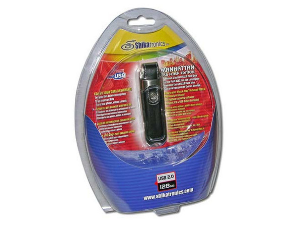 Unidad de Almacenamiento Portátil Manhattan 128MB, USB 2.0
