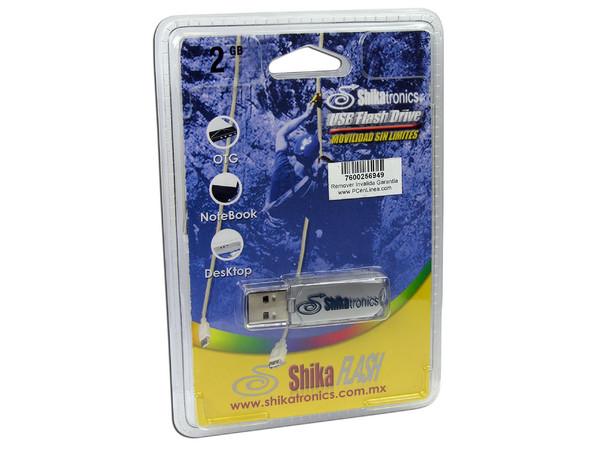 Unidad Flash USB 2.0 ShikaFlash de 2 GB