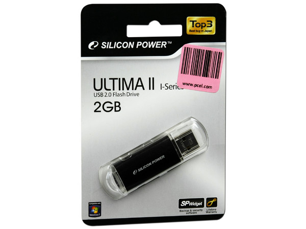 Unidad Flash USB 2.0 SILICON POWER Ultima II de 2GB