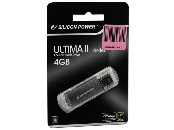 Unidad Flash USB 2.0 SILICON POWER Ultima II de 4GB