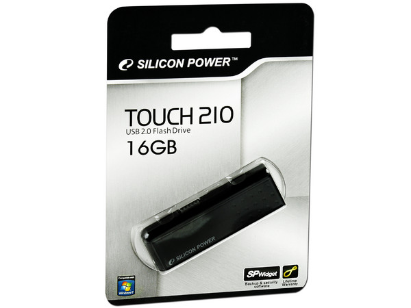 Unidad Flash USB 2.0 SILICON POWER Touch 210 de 16GB