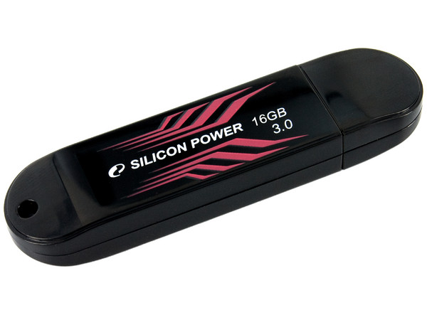 Unidad Flash USB 3.0 SILICON POWER Blaze B10 de 16GB. Color Negra
