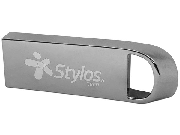 Memoria Flash USB 2.0 Stylos ST500 de 32GB. Color Plata.