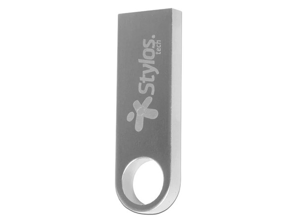 Unidad Flash USB 2.0 Stylos UV210 de 64GB. Color Plata.