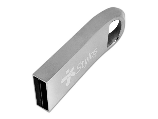 Unidad Flash USB 2.0 Stylos XSTMUS532B de 32GB. Color Plata.