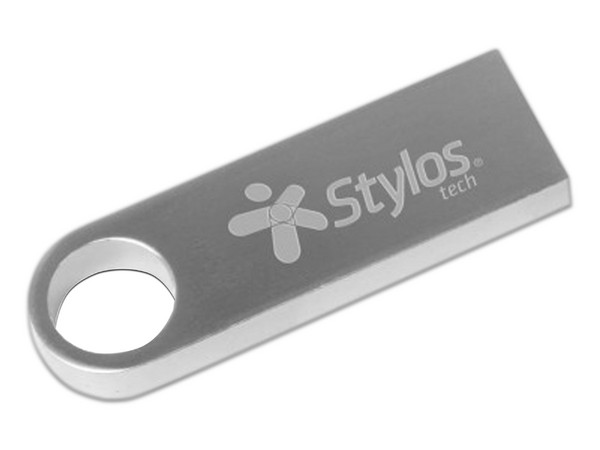 Unidad Flash USB 2.0 Stylos XSTMUS532B de 32GB. Color Plata.