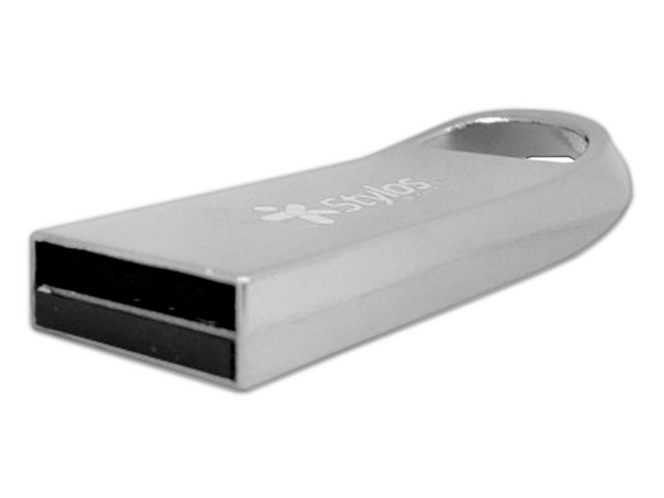 Unidad Flash USB 2.0 Stylos XSTMUS532B de 32GB. Color Plata.