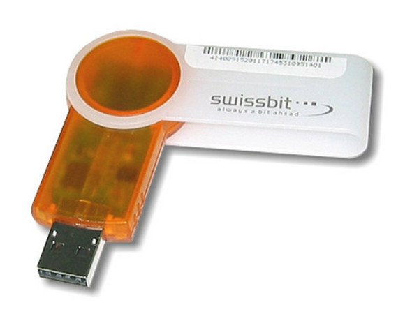 Handy Drive SwissBit TwistGr de 256MB, USB 2.0
