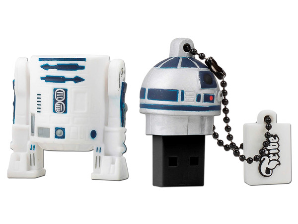 Unidad Flash USB 2.0 Tribe STAR WARS, R2-D2 de 8 GB.