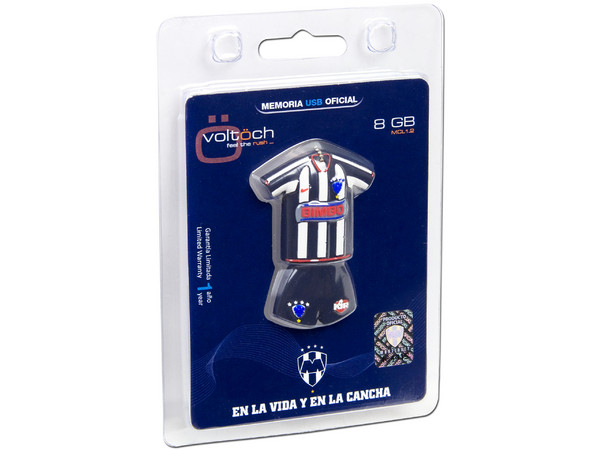 Memoria USB Oficial Rayados de 8GB