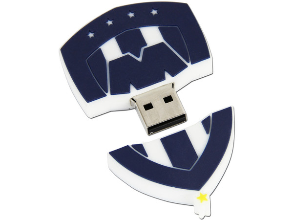 Memoria USB Oficial Escudo Rayados de 16GB
