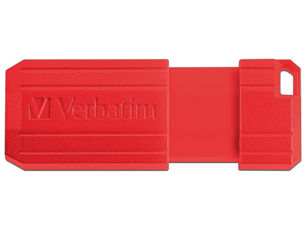 Unidad Flash USB 2.0 Verbatim PinStripe 70059 de 64GB, 2 Piezas. Color Azul y Rojo.