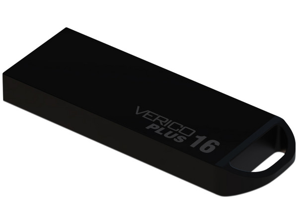 Unidad Flash USB Verico de 16GB, Metal. Color Negro.