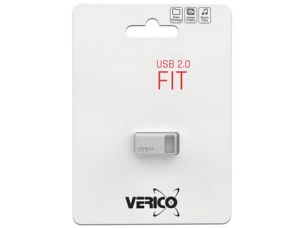 Unidad Flash USB 2.0 Verico Fit VR23 de 32GB. Color Plata.