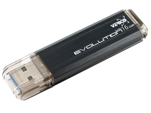 Unidad Flash USB 3.0 Verico Evolution lite de 16GB. Color Negro