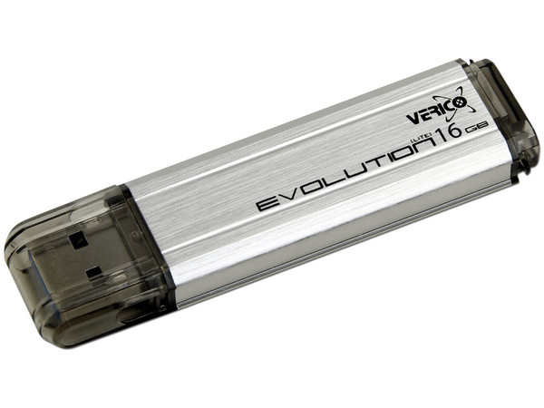 Unidad Flash USB 3.0 Verico Evolution lite de 16GB. Color Plata