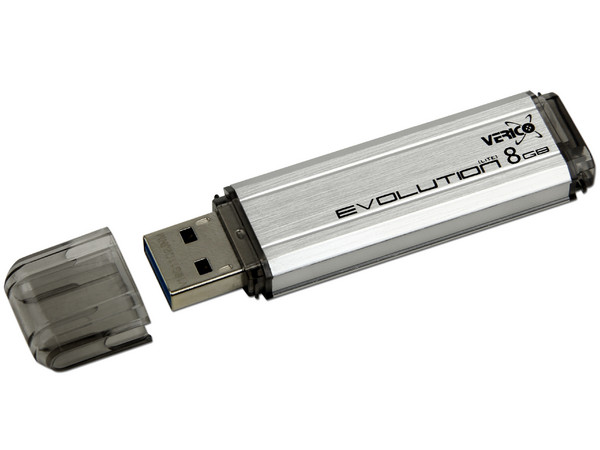 Unidad Flash USB 3.0 Verico Evolution lite de 8GB. Color Plata