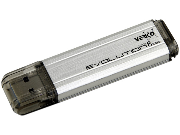 Unidad Flash USB 3.0 Verico Evolution lite de 8GB. Color Plata