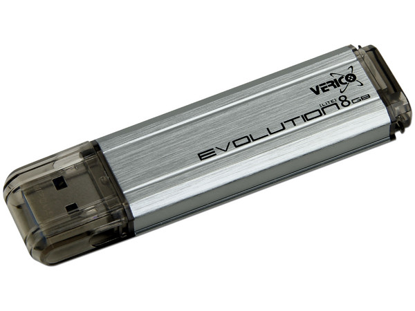 Unidad Flash USB 3.0 Verico Evolution lite de 8GB. Color Gris 