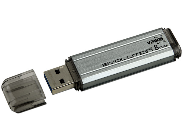 Unidad Flash USB 3.0 Verico Evolution lite de 8GB. Color Gris 