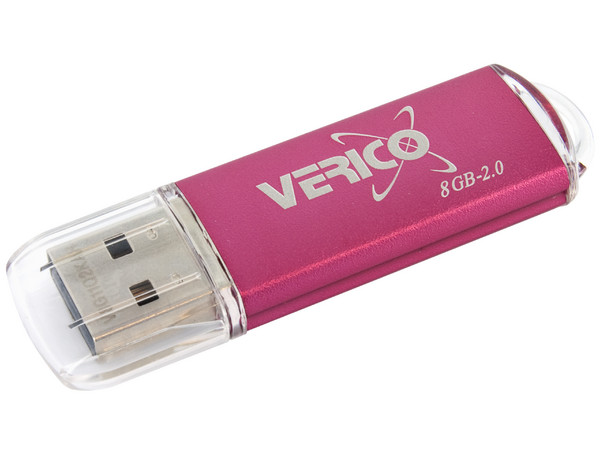 Unidad Flash USB 2.0 Verico Wanderer de 8GB. Color Rosa