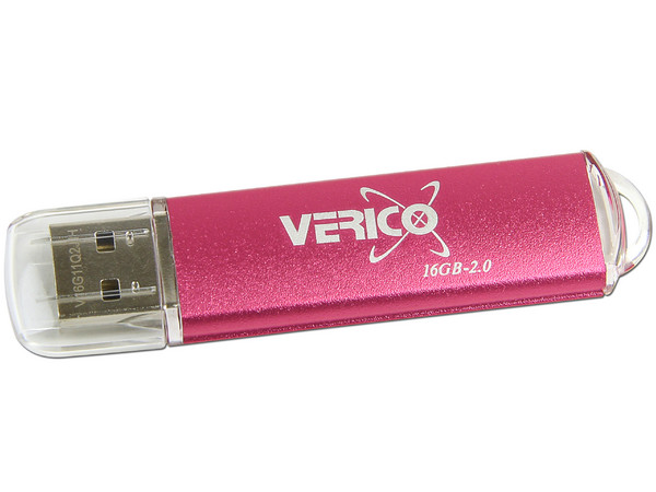 Unidad Flash USB 2.0 Verico Speedster de 16GB. Color Rosa