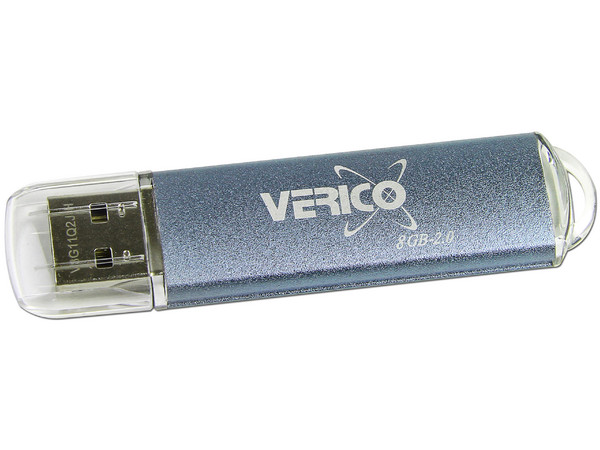 Unidad Flash USB 2.0 Verico Speedster de 8GB. Color Azul-Gris 