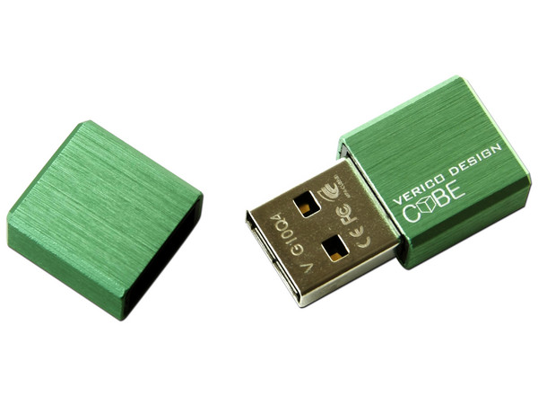 Unidad Flash USB 2.0 Verico Cube de 16GB. Color Verde 