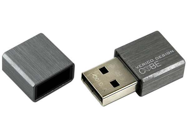 Unidad Flash USB 2.0 Verico Cube  de 16GB. Color Gris  