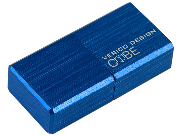 Unidad Flash USB 2.0 Verico Cube  de 4GB. Color Azul