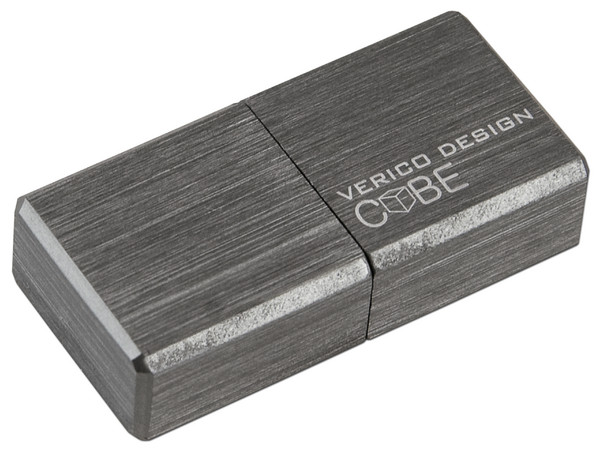 Unidad Flash USB 2.0 Verico Cube  de 4GB. Color Gris