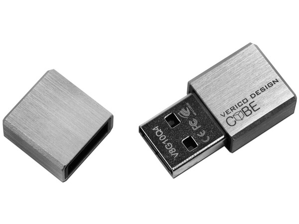 Unidad Flash USB 2.0 Verico Cube  de 8GB. Color Plata