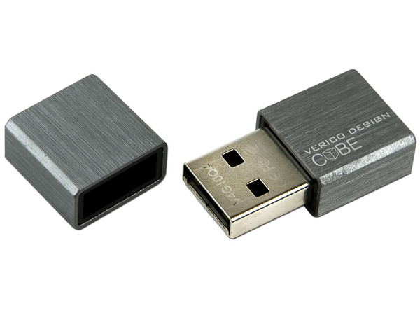 Unidad Flash USB 2.0 Verico Cube  de 8GB. Color Gris 