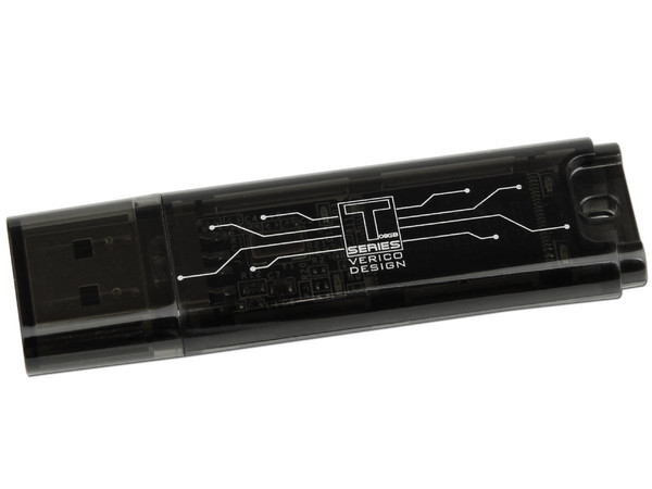 Unidad Flash USB 2.0 Verico T series de 8GB. Color Negra