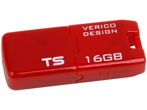 Unidad Flash USB 2.0 Verico TseriesS de 16GB. Color Roja