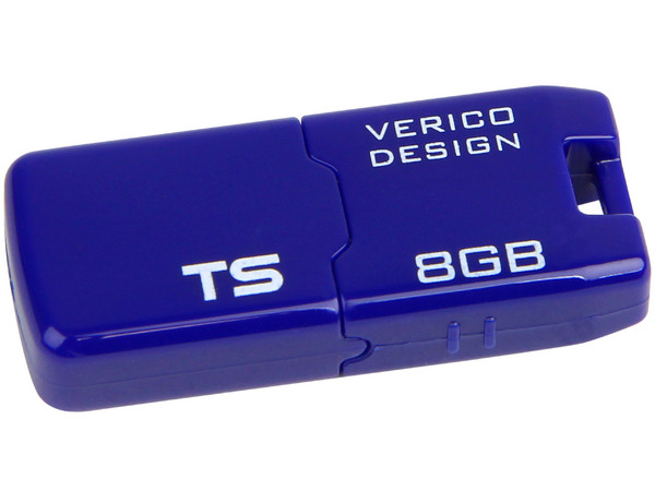 Unidad Flash USB 2.0 Verico TseriesS de 8GB. Color Azul