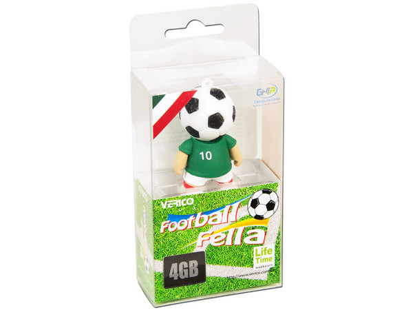 Unidad Flash USB 2.0 Verico Football México de 4GB 