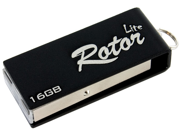 Unidad Flash USB 2.0 Verico Rotor Lite de 16GB. Color Negra